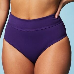 Fabletics Boardwalk High-Waisted Swim Bottom Sz medium